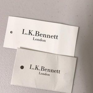 L.k. Bennett noemi cinched velvet blue dress SZ2